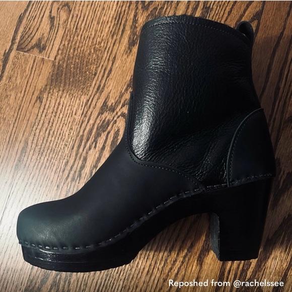 No 6 Shearling Clog Boots - Picture 2 of 4